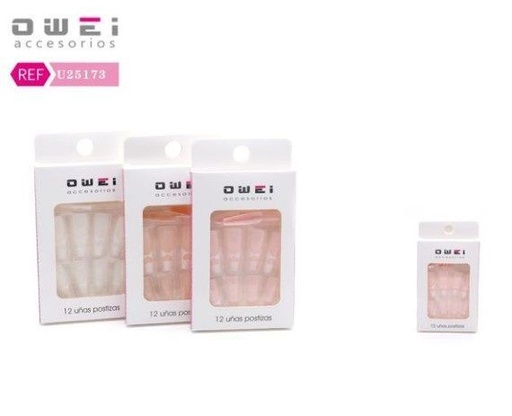 [8428947251736] Uñas postizas 12 unidades - Accesorios de uñas