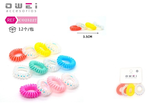 [8428947252276] COLETERO CABLE 3.5CM 12/U - Accesorios para el cabello