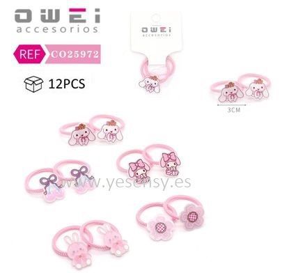 [8428947259725] Gomas para el pelo 12/u CO25972 modernas y coloridas