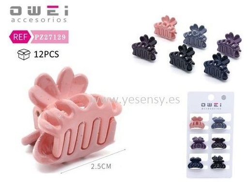 [8428947271291] Pack pinza 2.5 cm 6 piezas 12 unidades - Accesorios de peinado