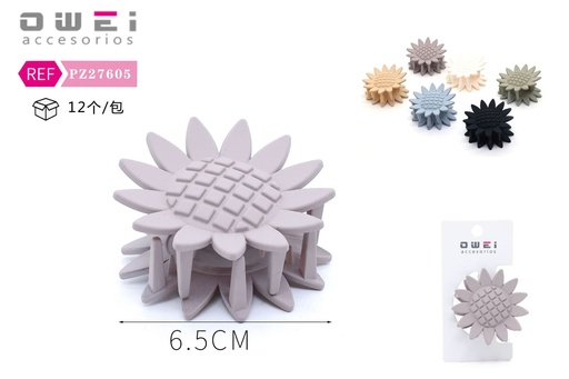 [8428947276050] Pinza de pelo 7cm 12/u PZ27605 - Accesorios para el cabello