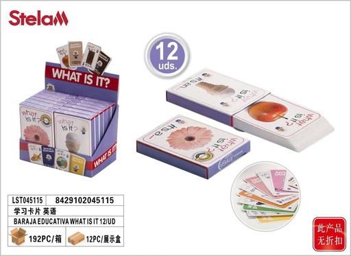 [151404511] Bara de cartas Ed. What is it - Juegos educativos y juguetes