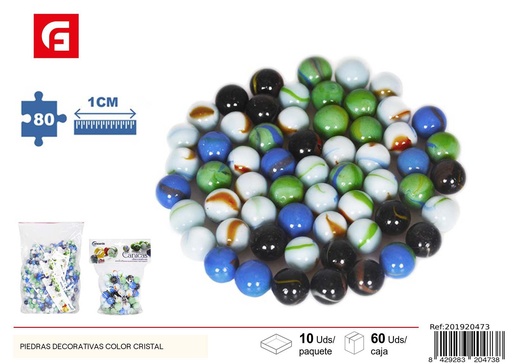 [201920473] Piedras decorativas color cristal - Decoración del hogar