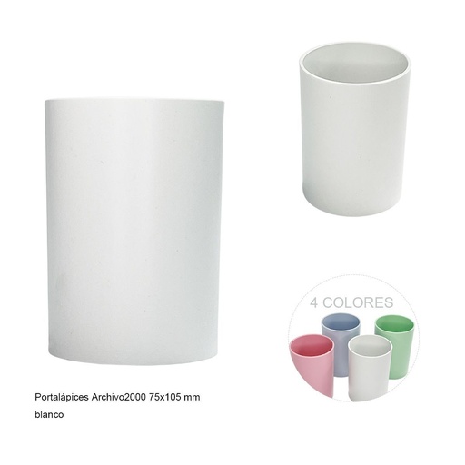 [A000618] Portalápices Archivo2000 75x105mm blanco para organización de escritorio