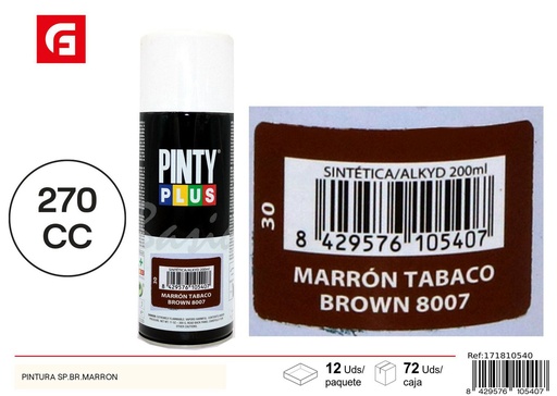 [171810540] Pintura spray marrón - Pinturas en aerosol
