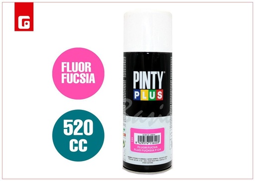 [171811780] Pintura en spray fluorescente fucsia 520C para proyectos de bricolaje