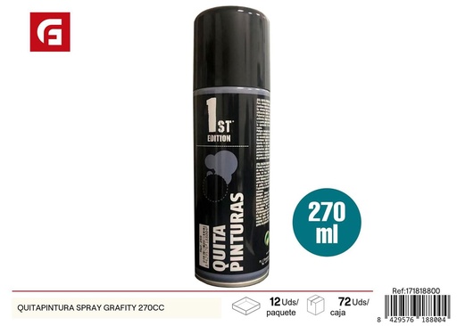 [171818800] Quitapintura spray grafiti 270cc para limpieza de superficies