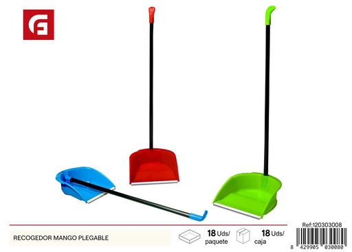[120303008] Recogedor de mango plegable - Artículos de limpieza