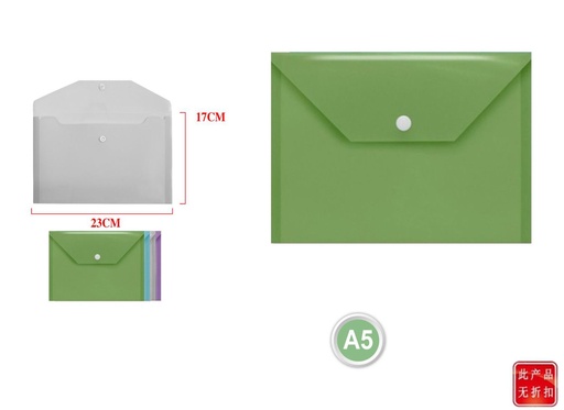 [PS310630] Portadocumentos A5 sobre con broche