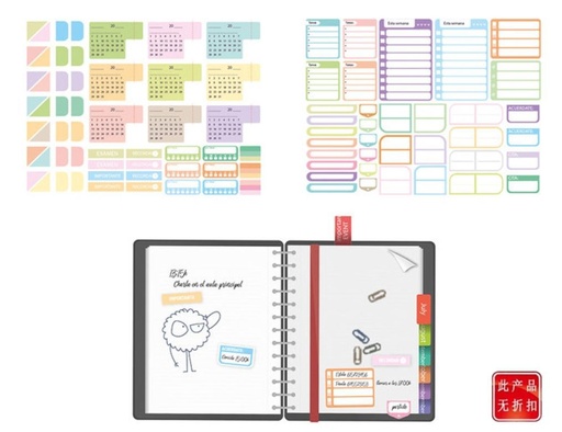 [PS314123] Pegatinas notas planner 2 hojas para organización y planificación