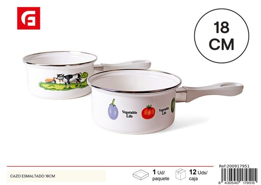 [200917951] Cazo esmaltado de 18 cm - Utensilios de cocina