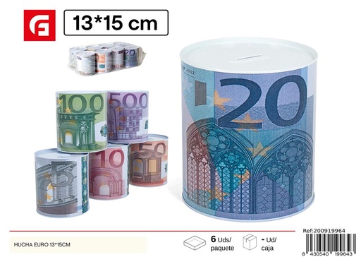 [200919964] Hucha euro 13x15 cm - Decoración del hogar