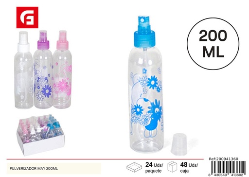[200941360] Pulverizador de 200ml - Accesorios de belleza