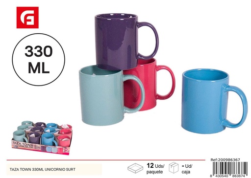 [200986367] Taza cerámica 330ml modelo Unicornio - Artículos de cerámica