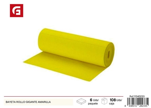 [11340233] Bayeta gigantes amarilla - Accesorios de limpieza