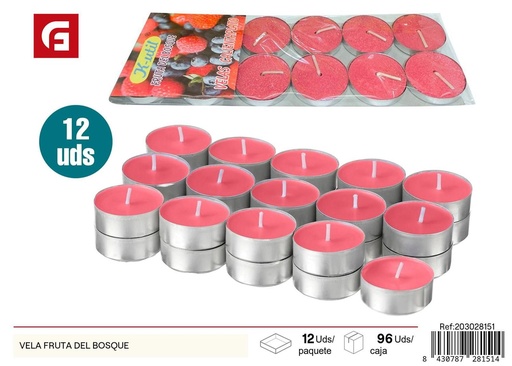 [203028151] Vela Fruta del Bosque - Velas aromáticas y ambientadores