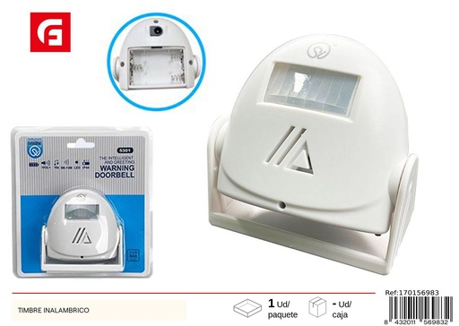 [170156983] Timbre inalámbrico para hogar y oficina