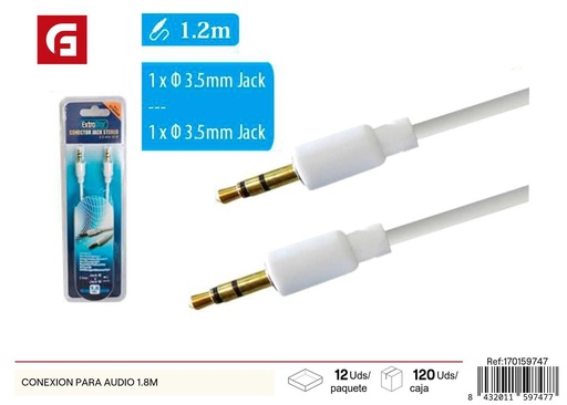 [170159747] Conexión para audio 1.8m - Electrónica y accesorios