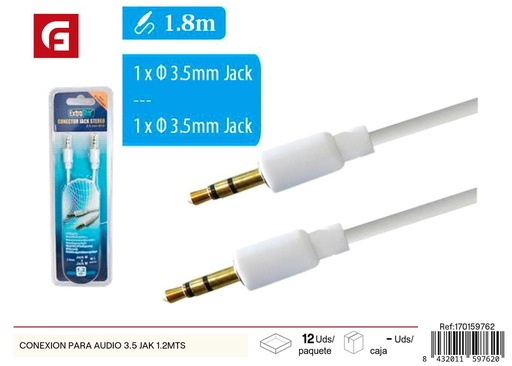 [170159762] Conector de audio 3.5mm jack 1.2mts