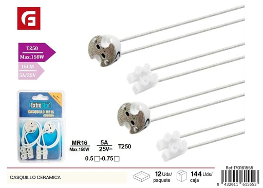 [170161555] Casquillo de cerámica para bombillas - Utensilios eléctricos