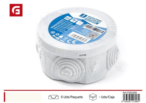 [171021306] Caja de conexión D65 x H30 mm resistente al agua - Artículos eléctricos
