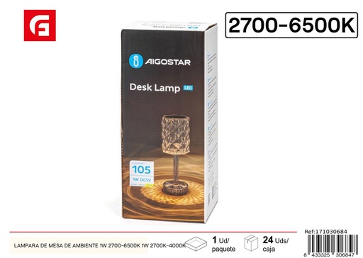 [171030684] Lámpara de mesa ambiente 1W 2700-6500K - Iluminación