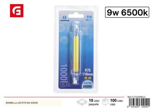 [171030912] Bombillas LED R7S 9W 6500K - Iluminación eficiente