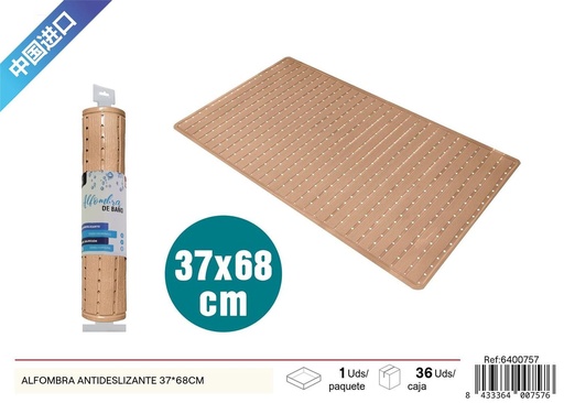 [6400757] Alfombra antideslizante profunda 37x68cm - Accesorios de baño