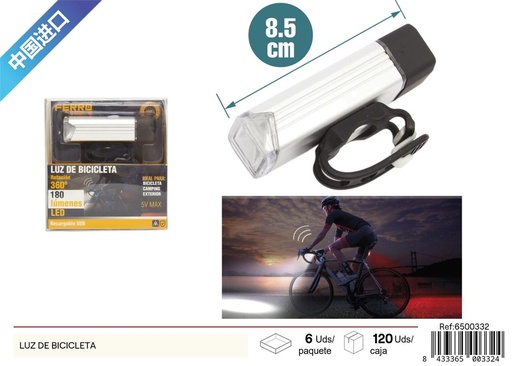 [6500332] Luz de bicicleta 3.5cm 10cm - Accesorios para bicicleta