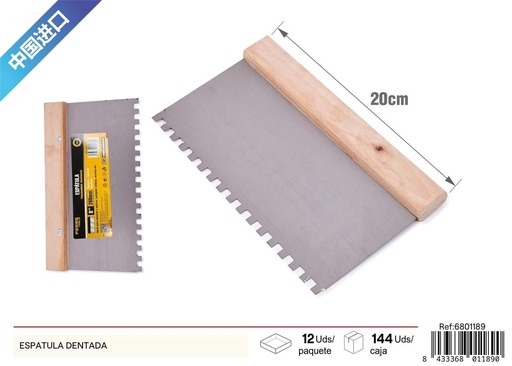 [6801189] Espátula dentada de 24 mm por 15 m - Herramientas de cocina, liquidación