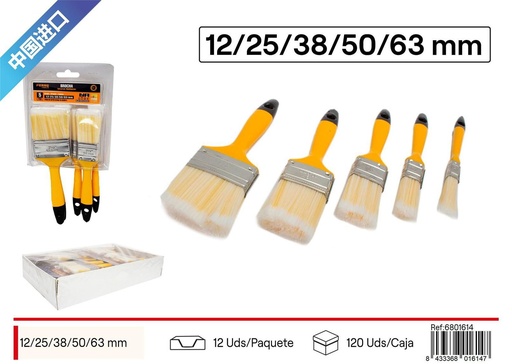 [6801614] Set de brochas de pintura 5pcs para aplicación de pintura