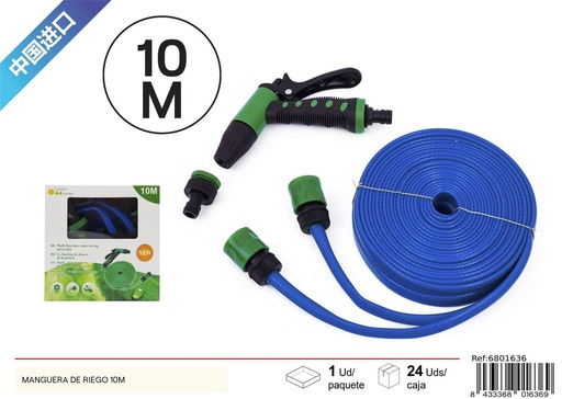 [6801636] Manguera de riego 10m - Accesorios de jardín