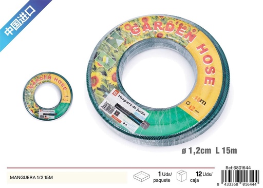[6801644] Manguera de jardín 1/2", 15m - Accesorios de jardín