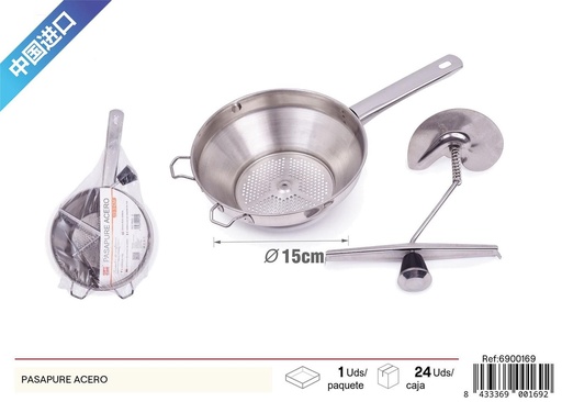 [6900169] Pásapure de acero inoxidable - Utensilios de cocina
