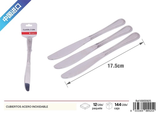 [6900925] Cubiertos de acero inoxidable - Utensilios de cocina
