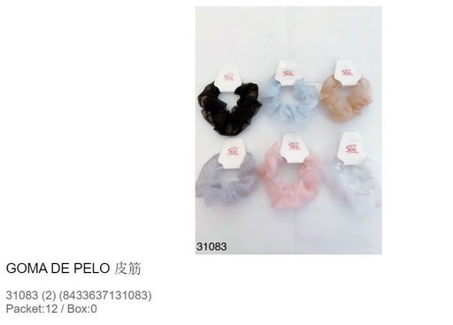 [8433637131083] Coletsero 12 pcs N.Star - Accesorios para el cabello