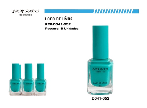 [D041-052] Laca de uñas easy Paris 6 pz - Cosméticos para uñas