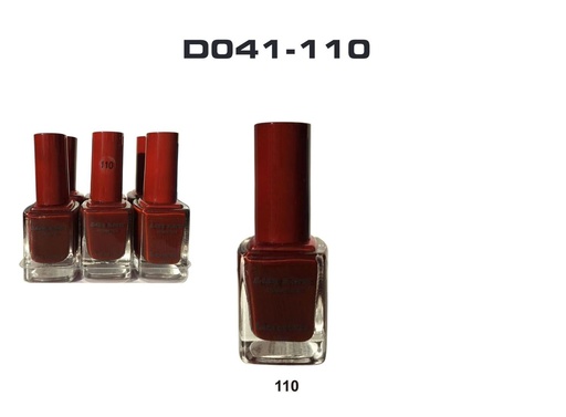 [D041-110] Esmalte de uñas burdeos claro 6/u para manicura