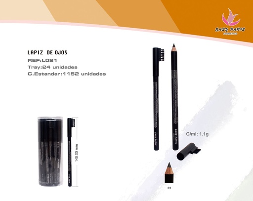 [L021] Perfilador de ojos (288 unidades) - Material de maquillaje