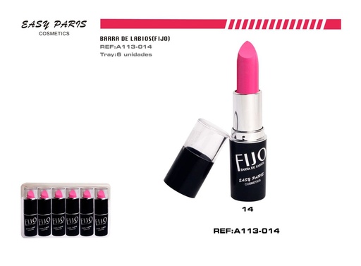 [A113-14] Barra de labios fija 6/u para maquillaje