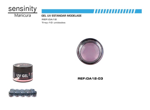 [DA12-03] Gel UV color blanco roto 15ml - Productos para uñas