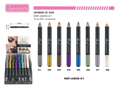 [AG05-01] Set de ojos Sensinity 64/U - Lápiz automático para cejas