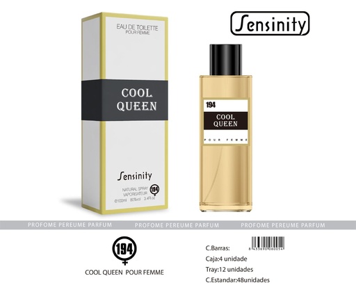[MYS194] Perfume "Cool Queen" para mujer - Fragancia femenina