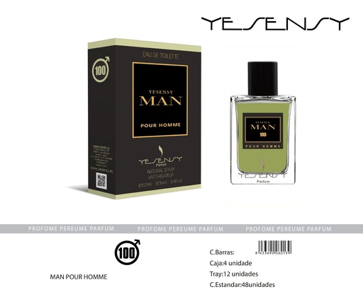 [HYS100] Perfume MAN Pour Homme para hombre