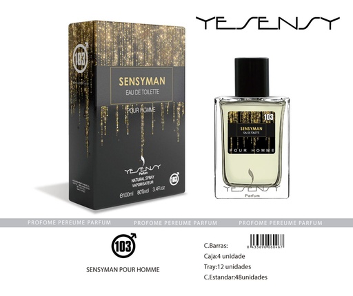 [HYS103] Perfume "Sensyman" para hombre - Fragancia masculina
