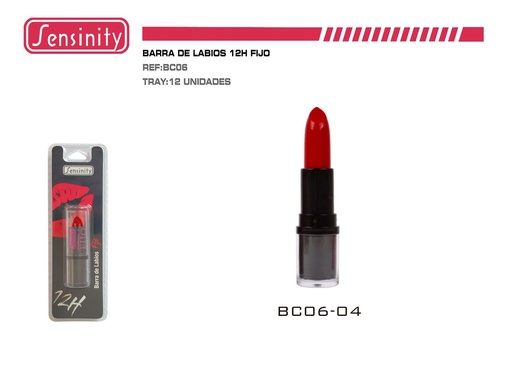 [BC06-04] Barra de labios fija Sensinity 12/u 144/u para maquillaje