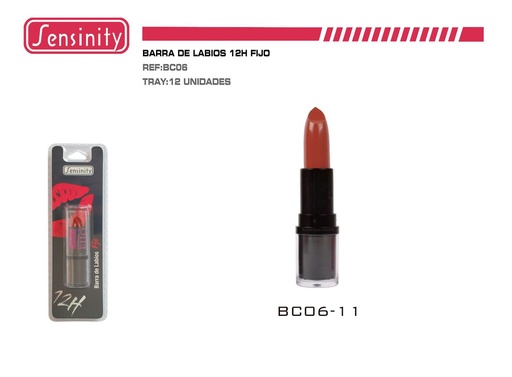 [BC06-11] Barra de labios fijo Sensinity 12/u 144/u para maquillaje duradero