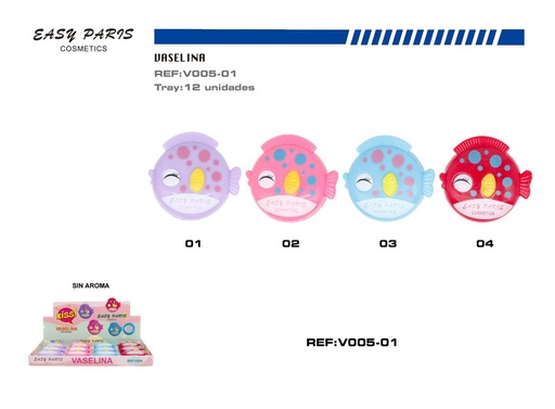 [V005-01] Vaselina sin aroma 12/u