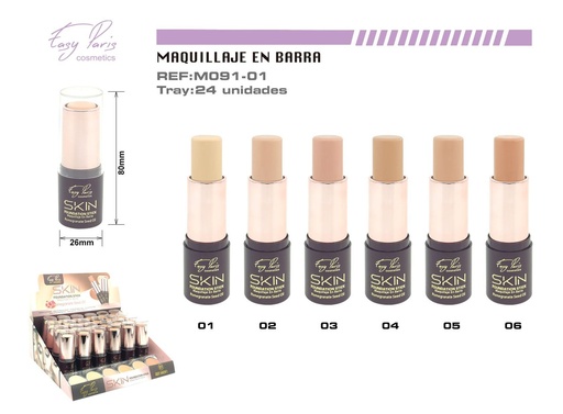 [M091-01] Stick de maquillaje con aceite de semilla de granada 24/u