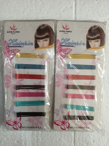 [020365] Hormiguero de color 12 pcs - Accesorios para cabello